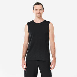 DEBARDEUR SEAMLESS-SANS COUTURES YOGA DYNAMIQUES HOMME NOIR