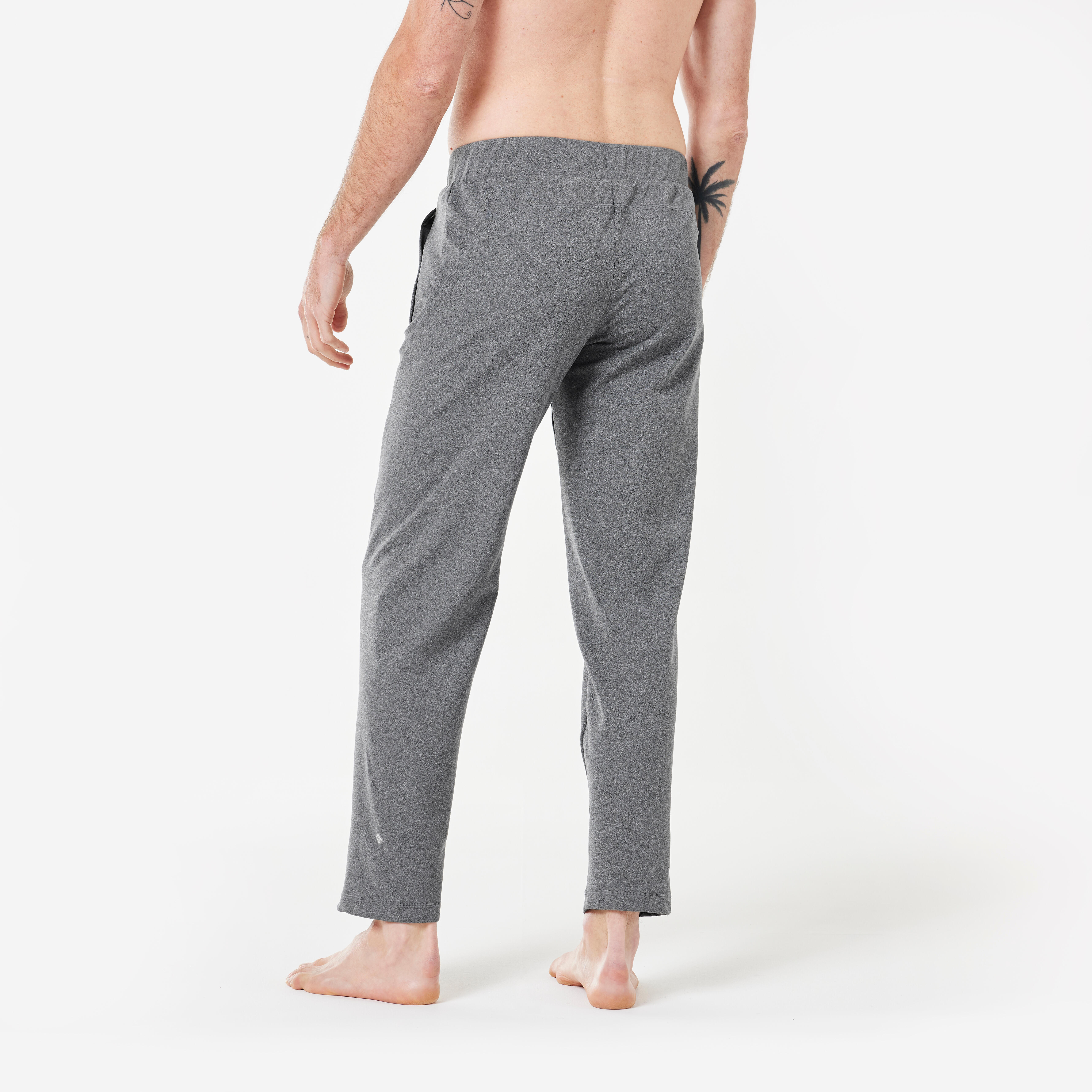 PANTALONI DA YOGA MORBIDI DA UOMO GRIGIO