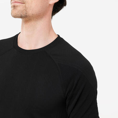 Футболка чоловіча для йоги чорна