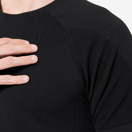 Футболка чоловіча для йоги чорна