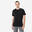 T-Shirt Herren Yoga Baumwolle und Lyocell - schwarz