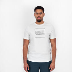 T-shirt imprimé imprimé Puma homme - blanc