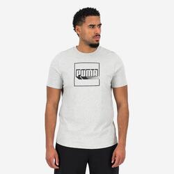 Camiseta Puma Hombre Gris Estampado