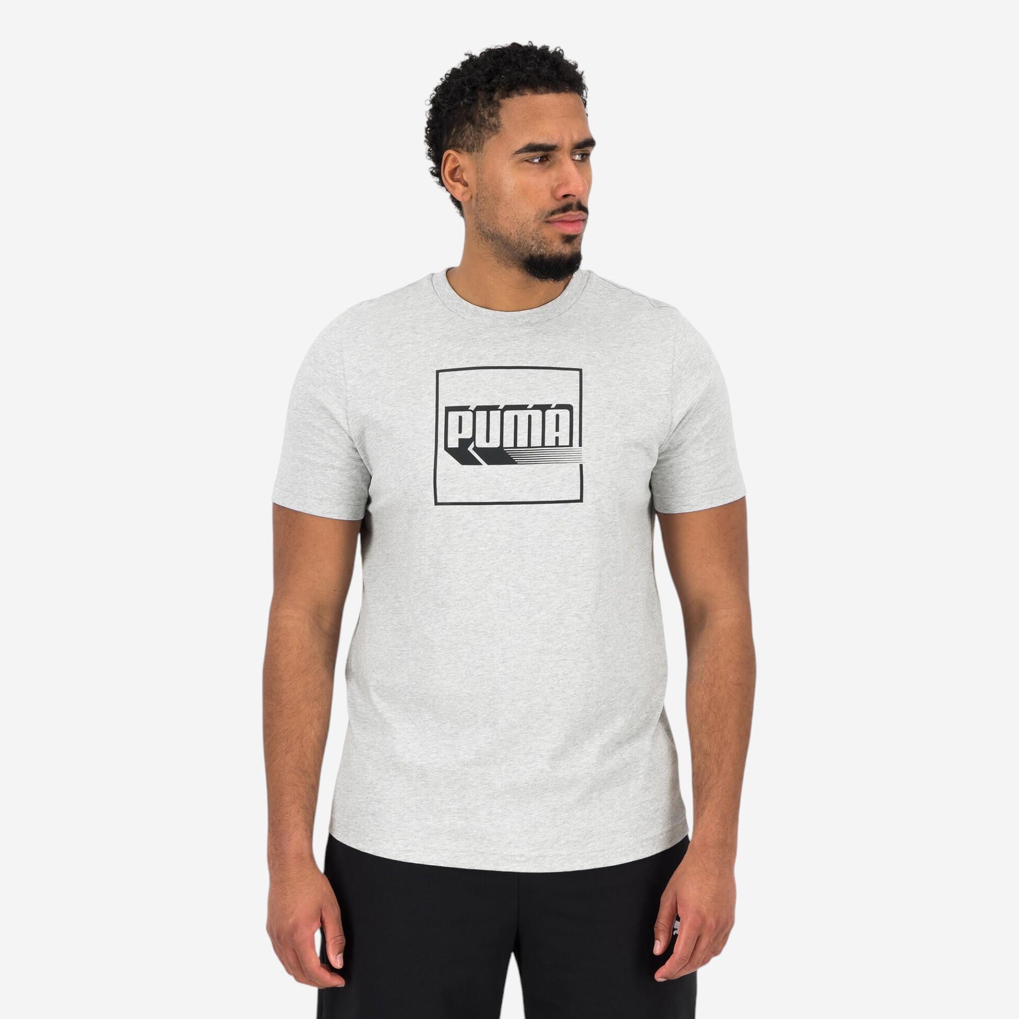 Puma - T-shirt Imprimé Imprimé Puma Homme - Gris - T-shirt Manches Courtes - Panoplies Training Adultes - Gris - 40m - Decathlon