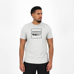 T-shirt imprimé imprimé Puma homme - gris