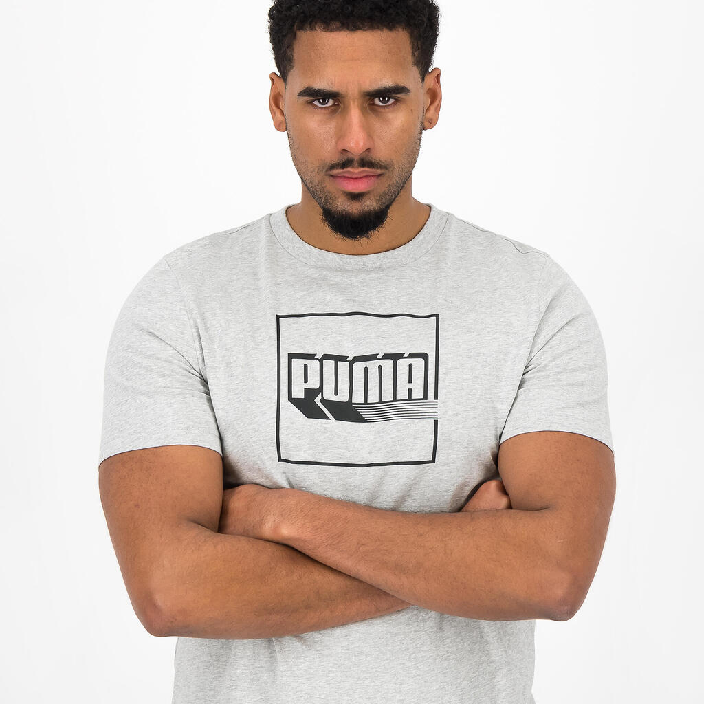 Puma T-Shirt Herren Print - beige 