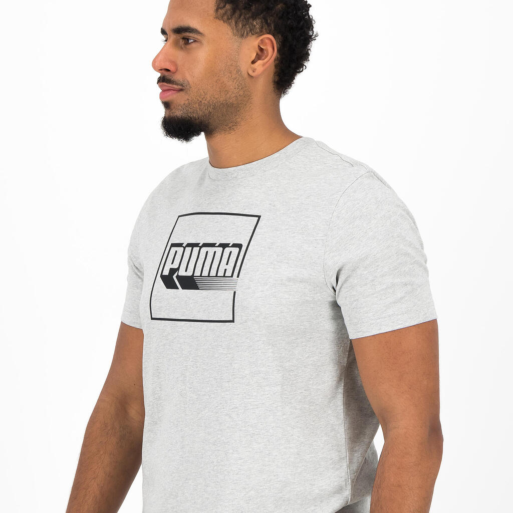 Puma T-Shirt Herren Print - beige 