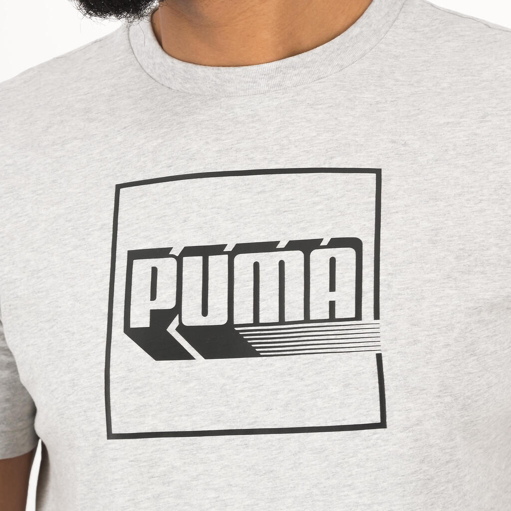 Pánske tričko Puma – sivé s potlačou 