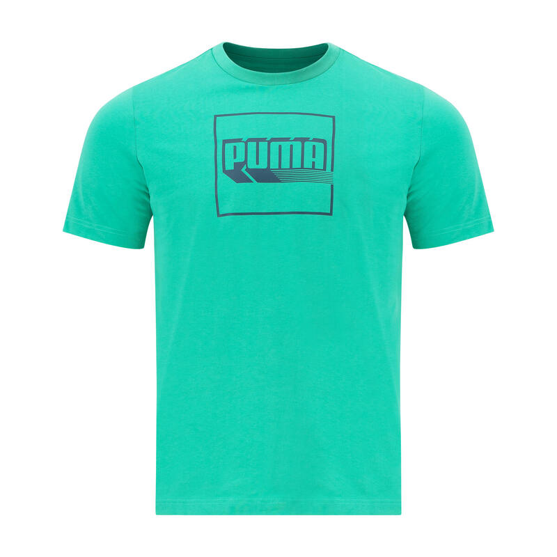 Puma T-Shirt Herren Print - hellgrün 