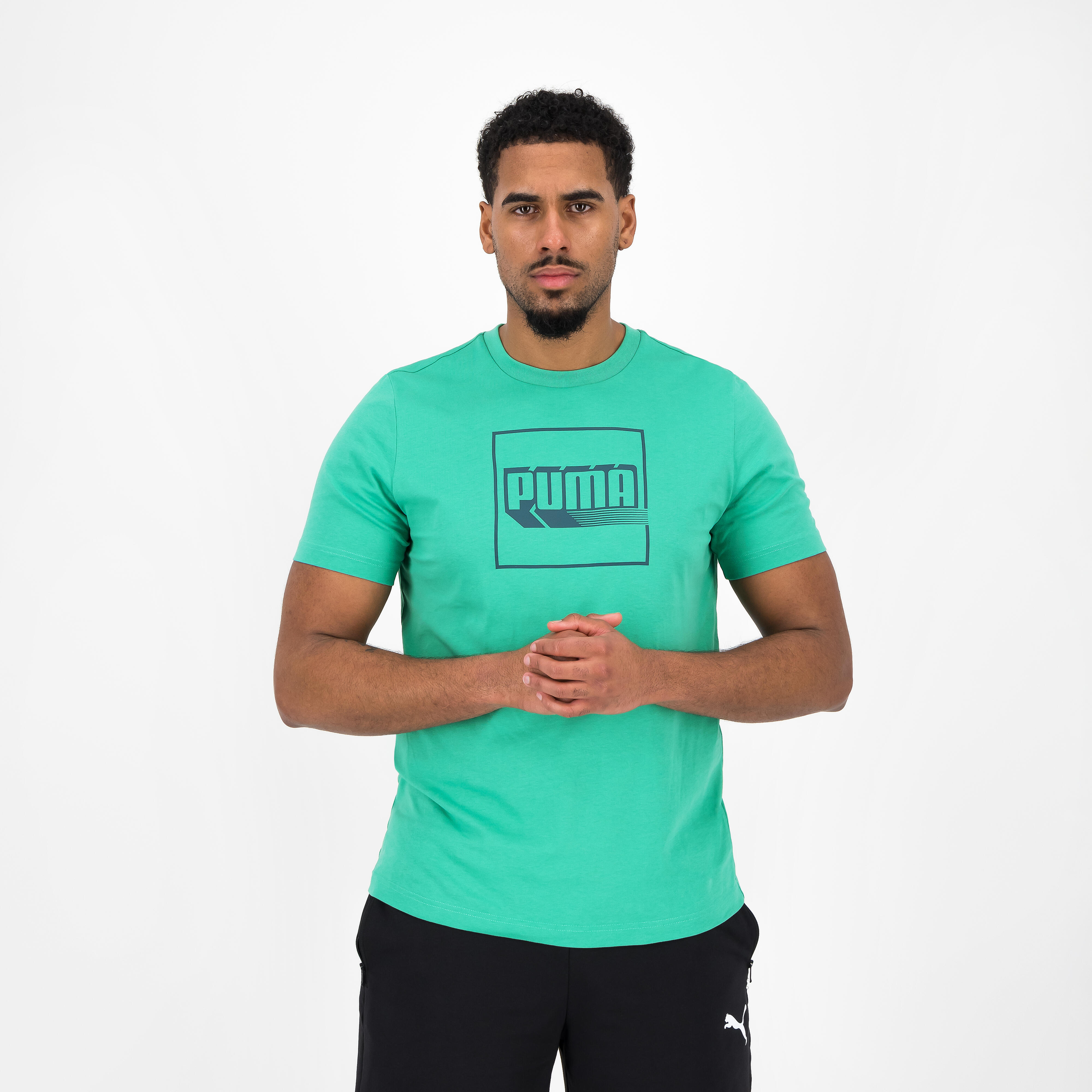 Printed T-shirt Puma men - light green