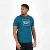 Puma T-Shirt Herren Print - blau/grün  