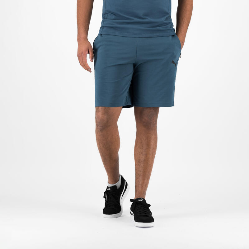 Herenshort blauw