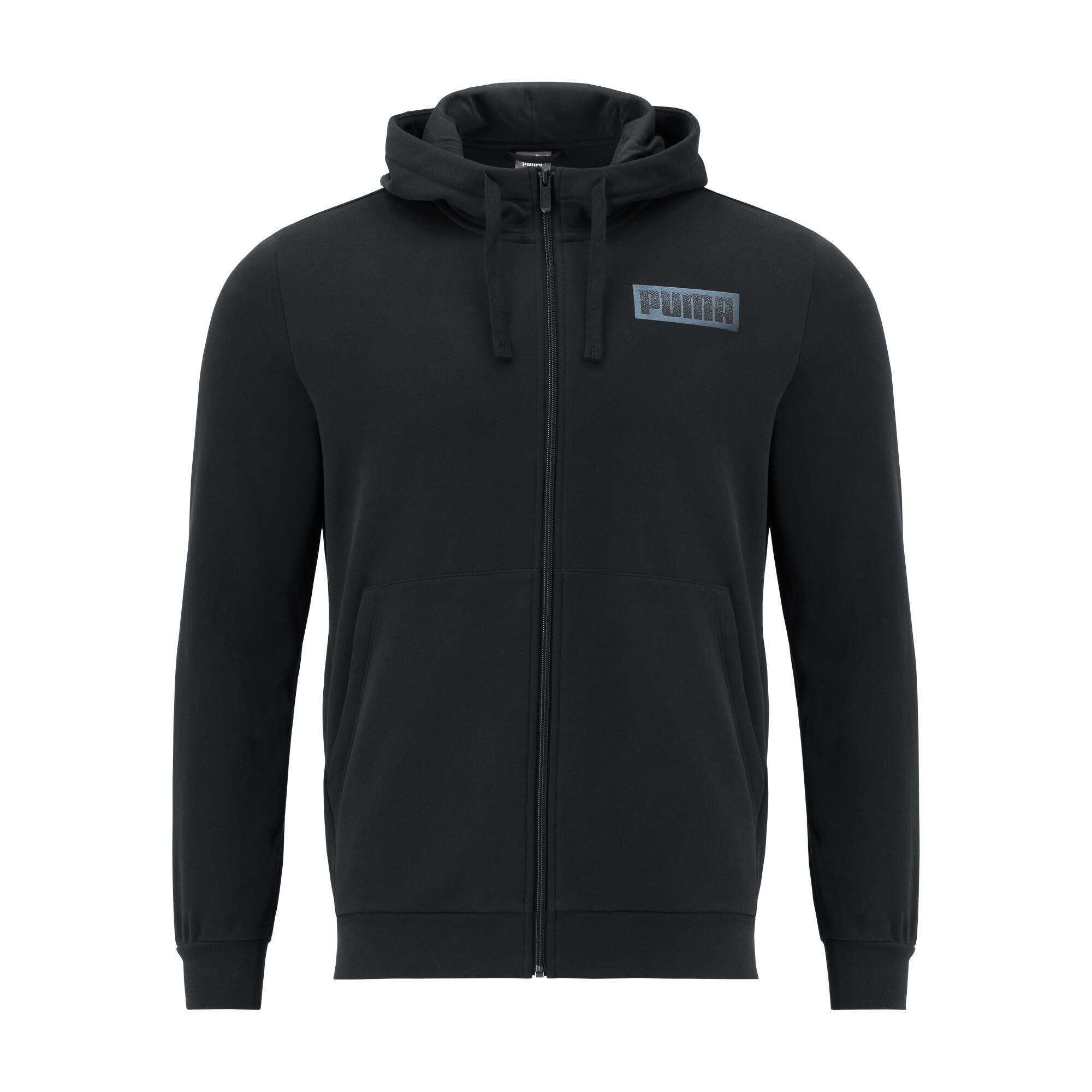 Gebraucht - Puma Kapuzenjacke Herren - bedruckt schwarz  3/7
