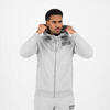 Sudadera Training Puma Hombre Gris Estampada Capucha Cremallera