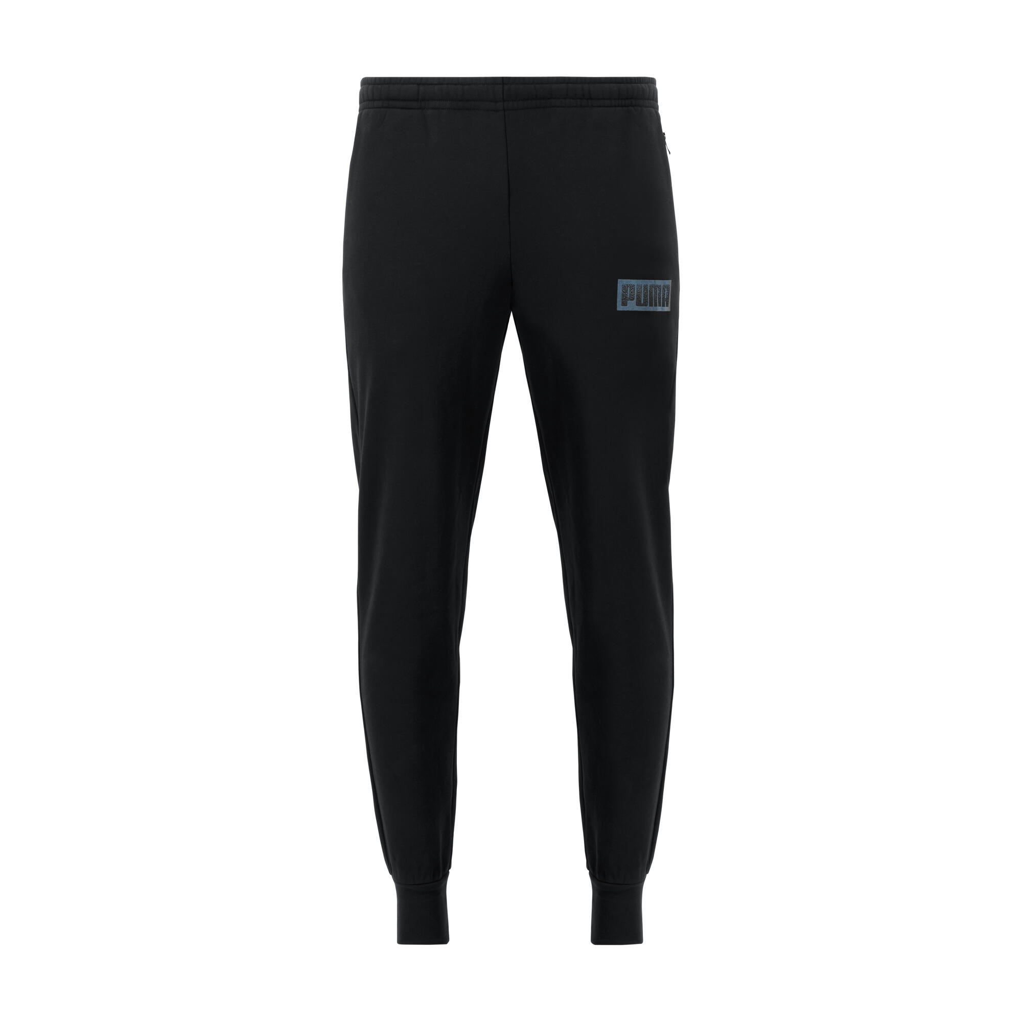 Men's Jogging Bottoms - Black Print 5/6