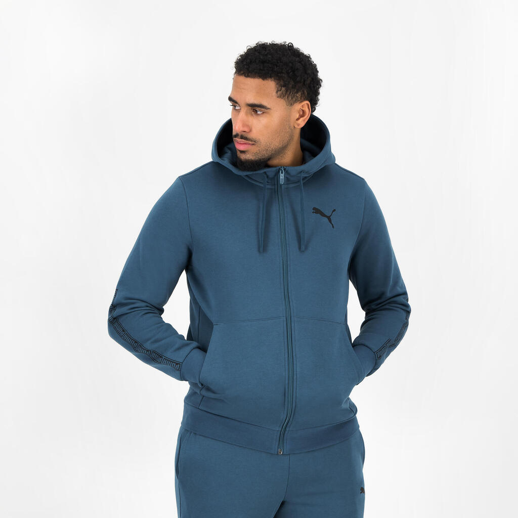 Men's Hoodie - Blue/Grey