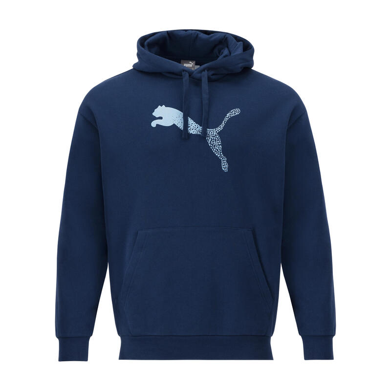 Hoodie met Puma-logo voor heren marineblauw