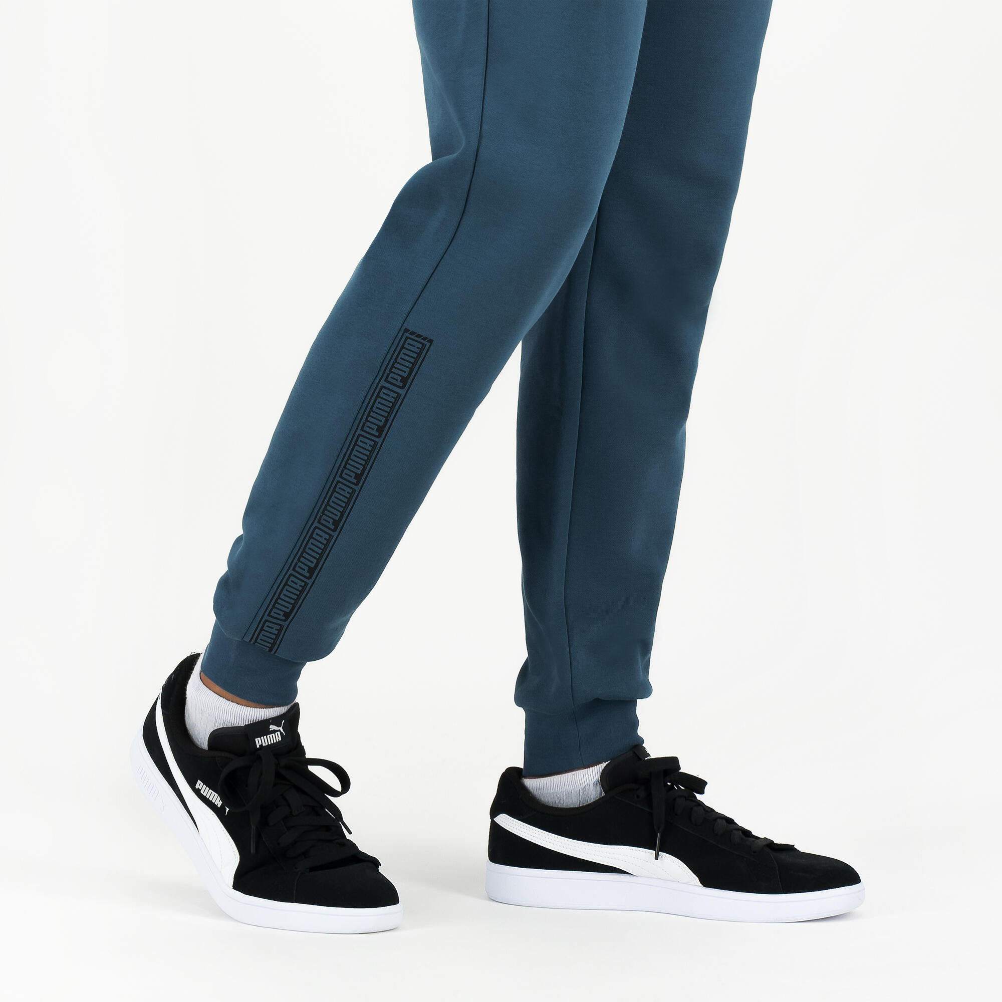 Puma Pantaloni da jogging da uomo - blu-grigio