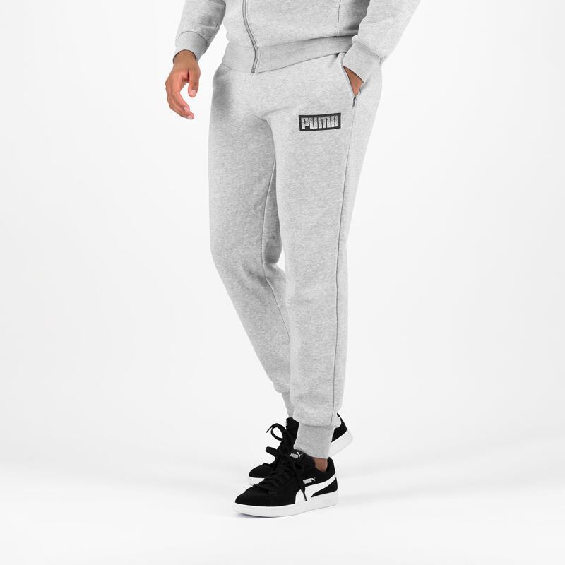 Pantalón Jogger Puma Hombre Gris Estampado