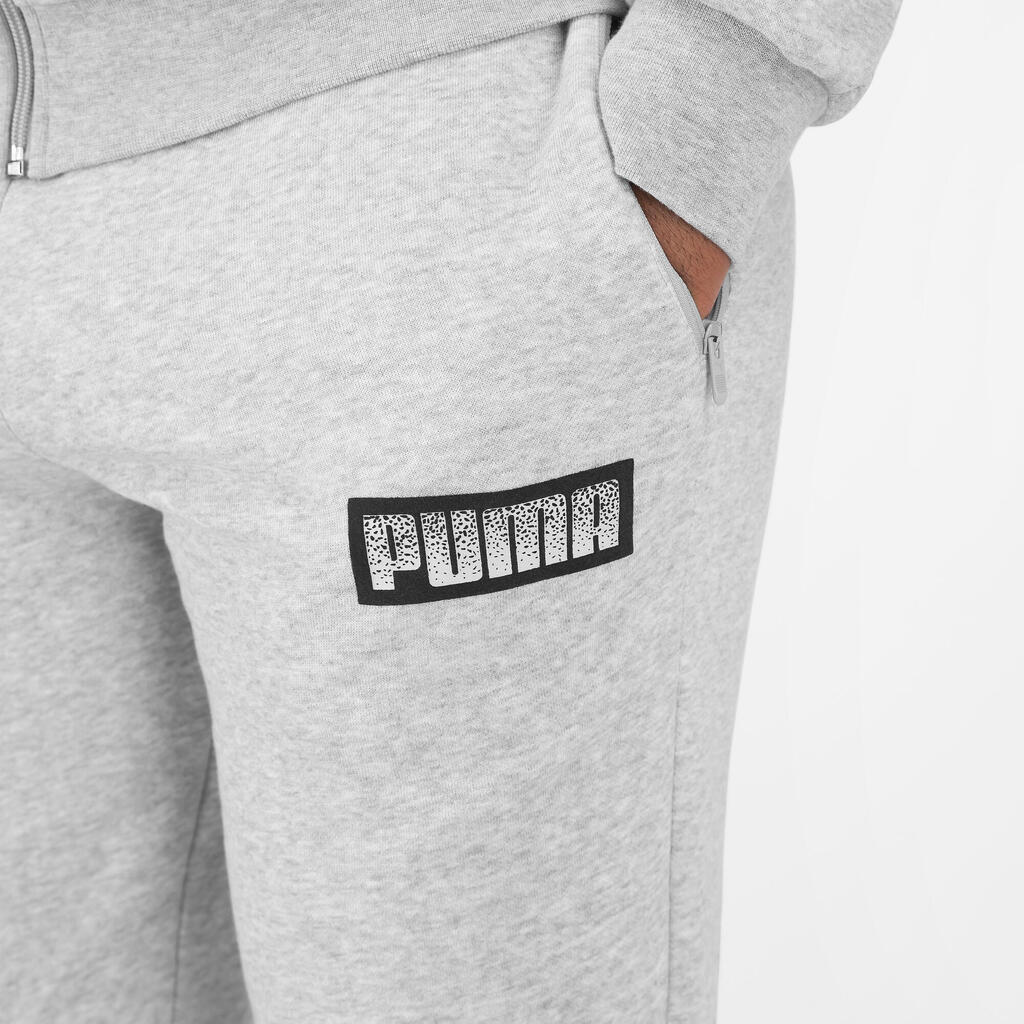 Puma Jogginghose Herren - grau mit Print 