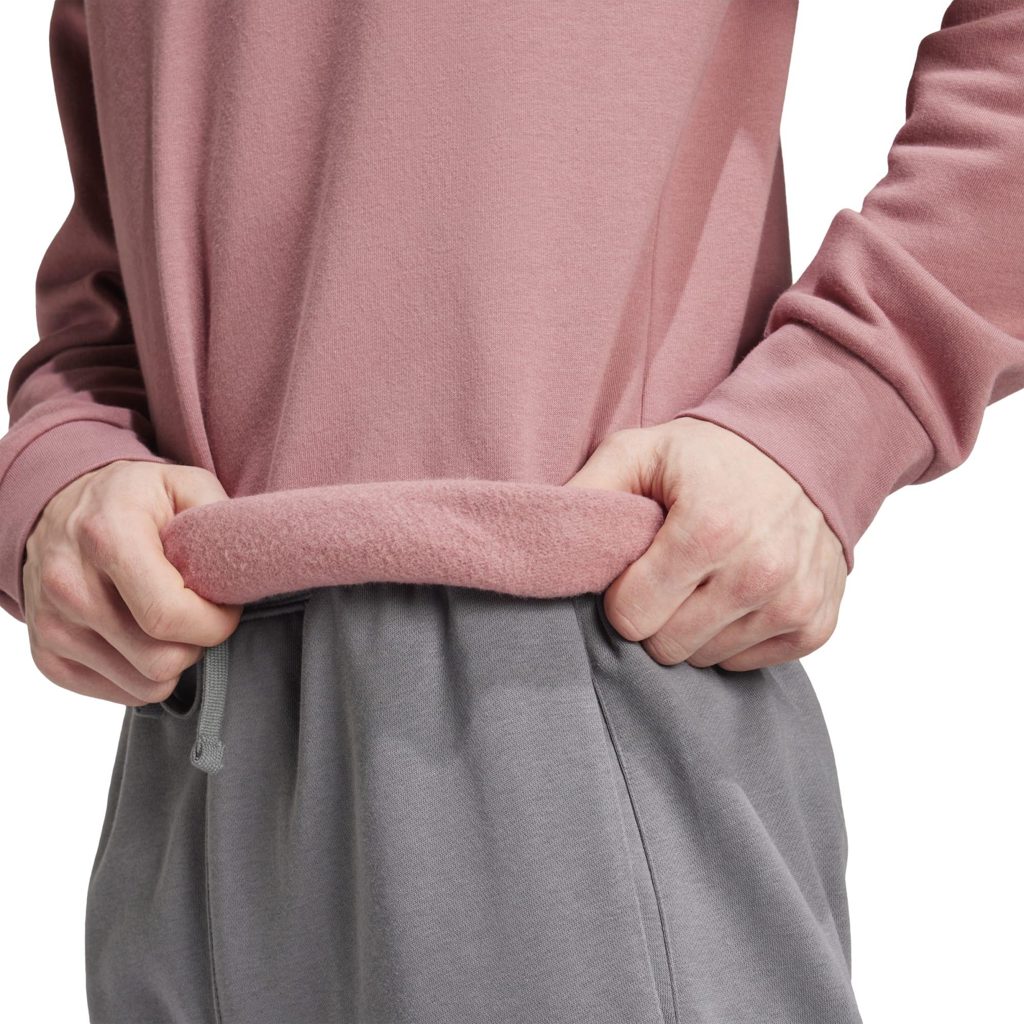 ADIDAS Sweatshirt Herren weich - rot  5/6