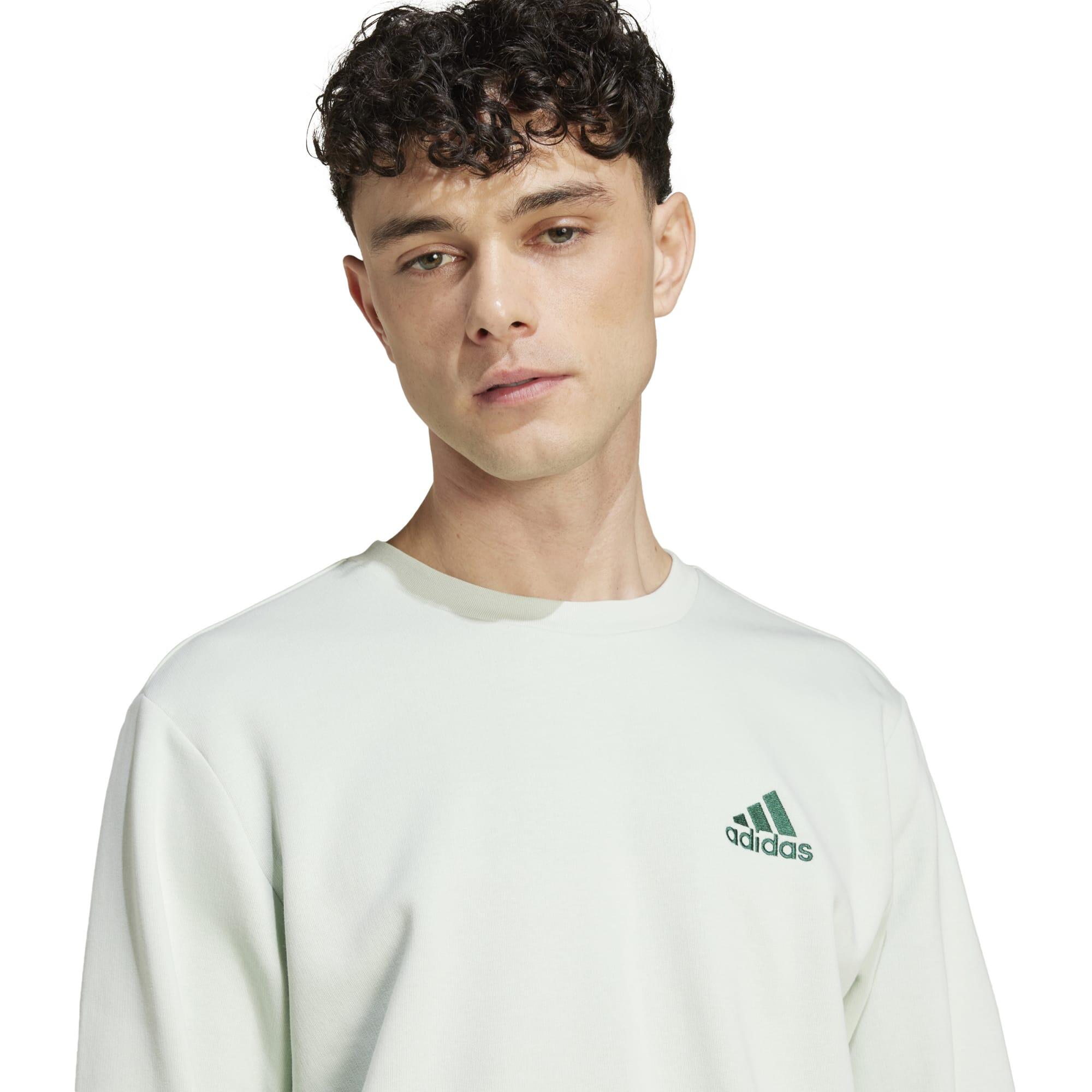 SWEAT-SHIRT DE FITNESS SOFT TRAINING ADIDAS HOMME VERT 5/6