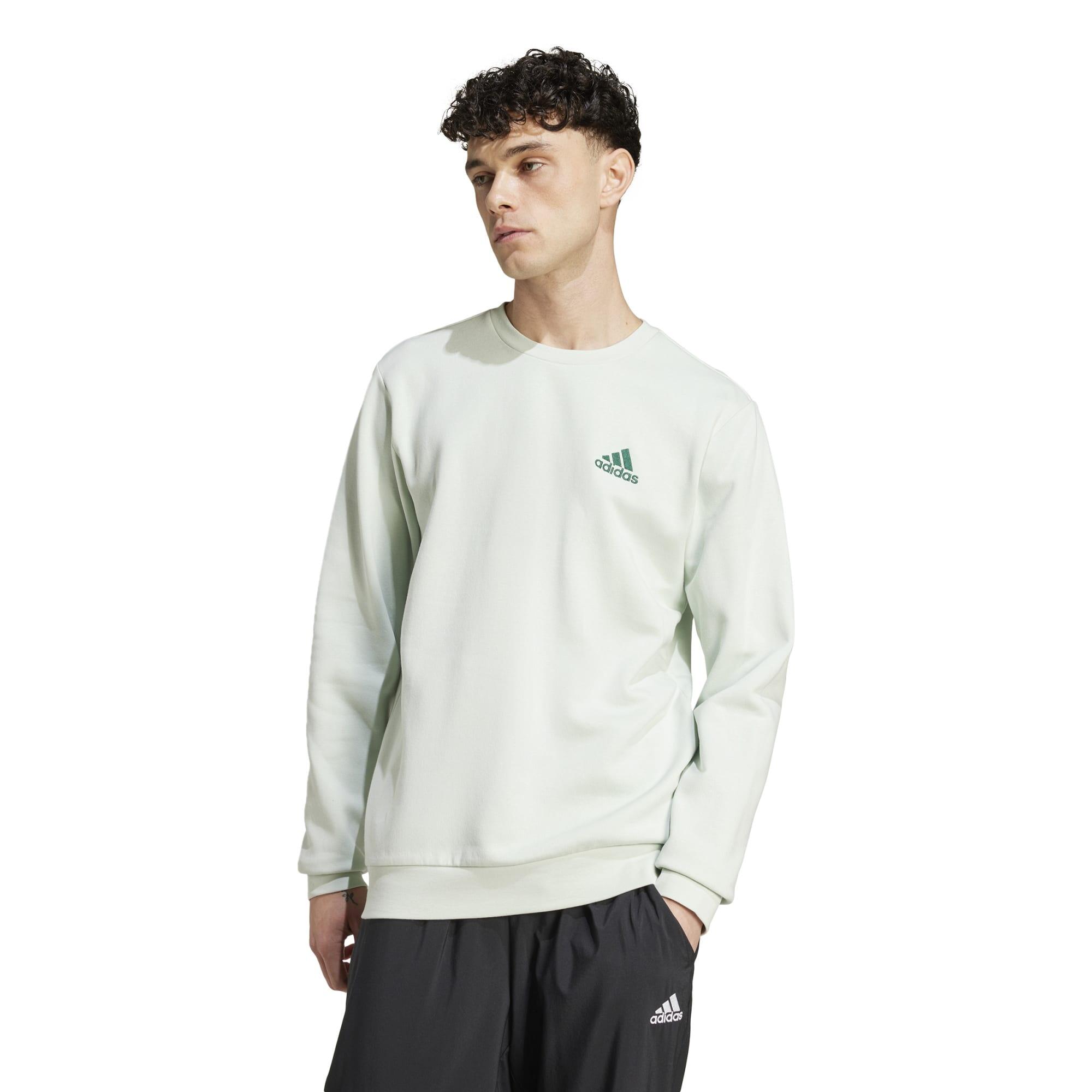 SWEAT-SHIRT DE FITNESS SOFT TRAINING ADIDAS HOMME VERT 2/6