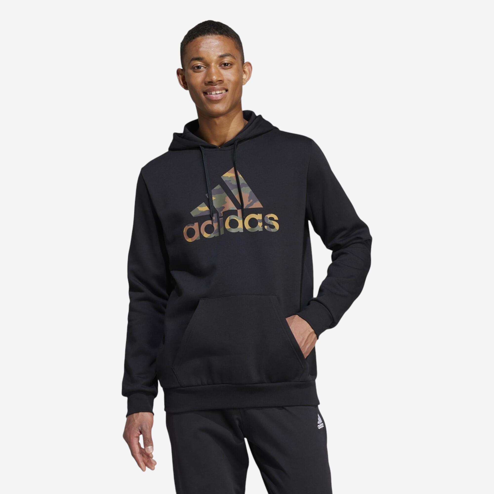 ADIDAS Sudadera Capucha Fitness Soft Training Adidas Hombre Negro Camuflaje