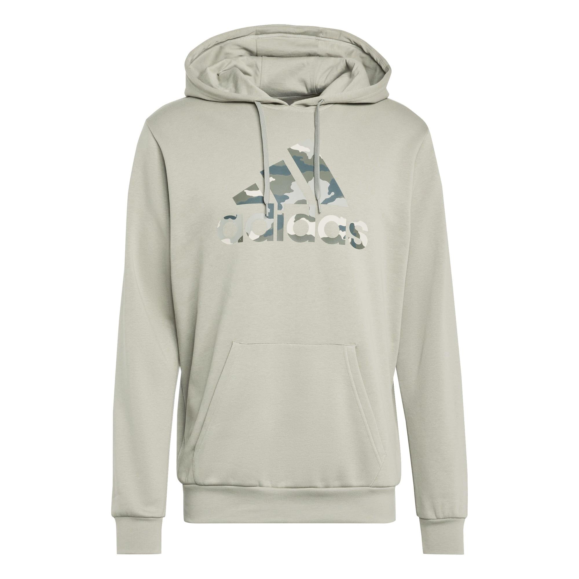 HERENHOODIE FITNESS EN SOFT TRAINING CAMO ZILVERGRIJS 7/7