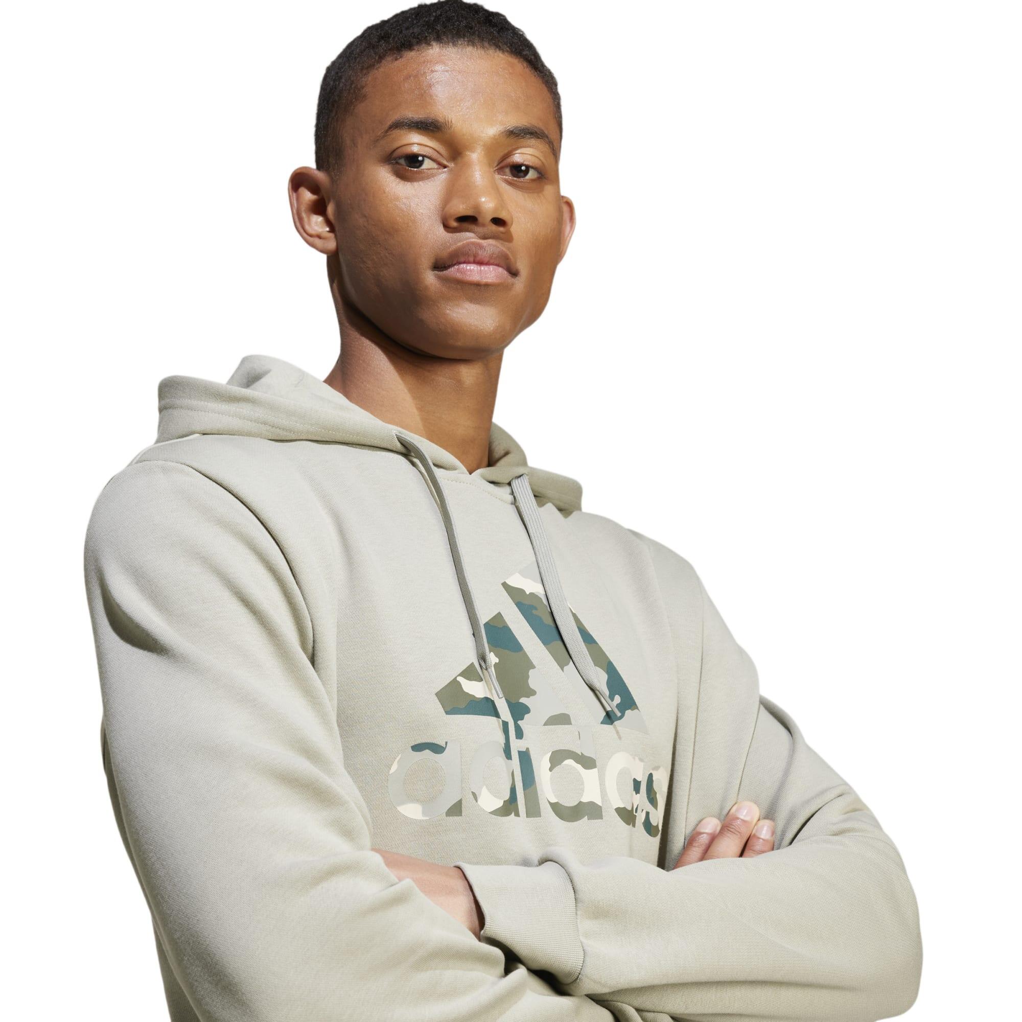 HERENHOODIE FITNESS EN SOFT TRAINING CAMO ZILVERGRIJS 3/7