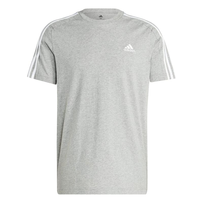 T-SHIRT DE FITNESS SOFT TRAINING ADIDAS HOMME GRIS