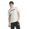 HEREN-T-SHIRT VOOR FITNESS EN SOFT TRAINING GROEN