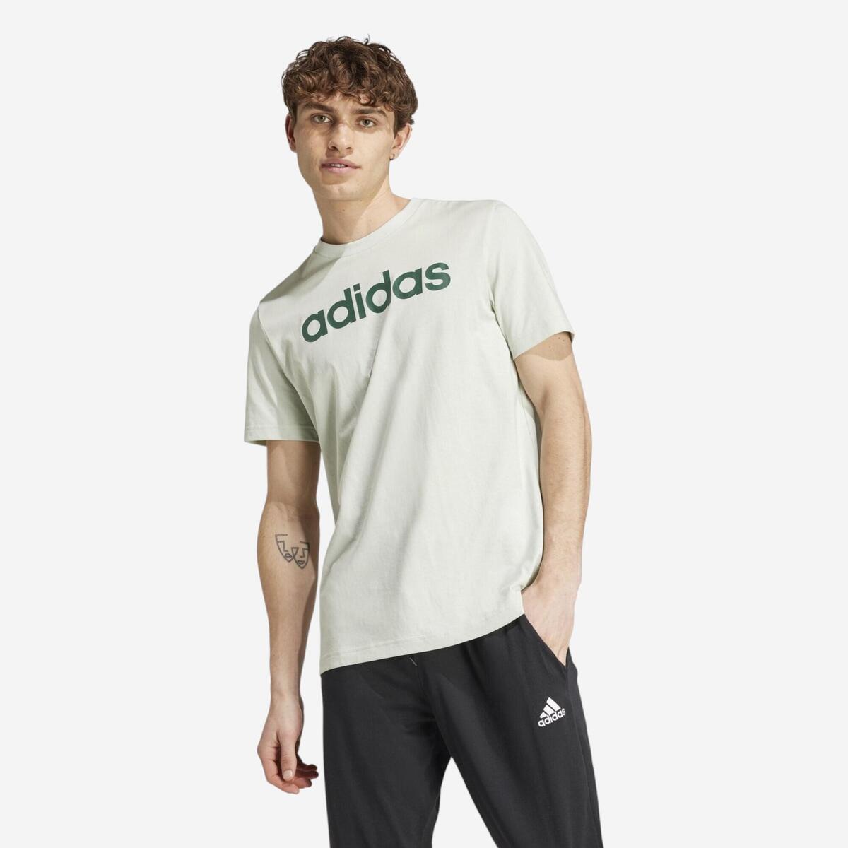 T-SHIRT DE FITNESS SOFT TRAINING ADIDAS HOMME VERT