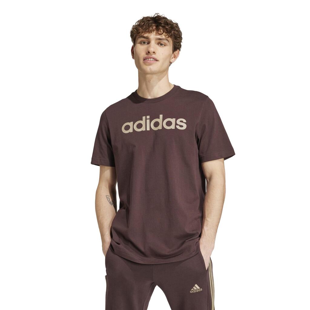 Men's Fitness T-Shirt Soft Training - Brown