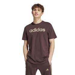 T-SHIRT DE FITNESS SOFT TRAINING ADIDAS HOMME MARRON