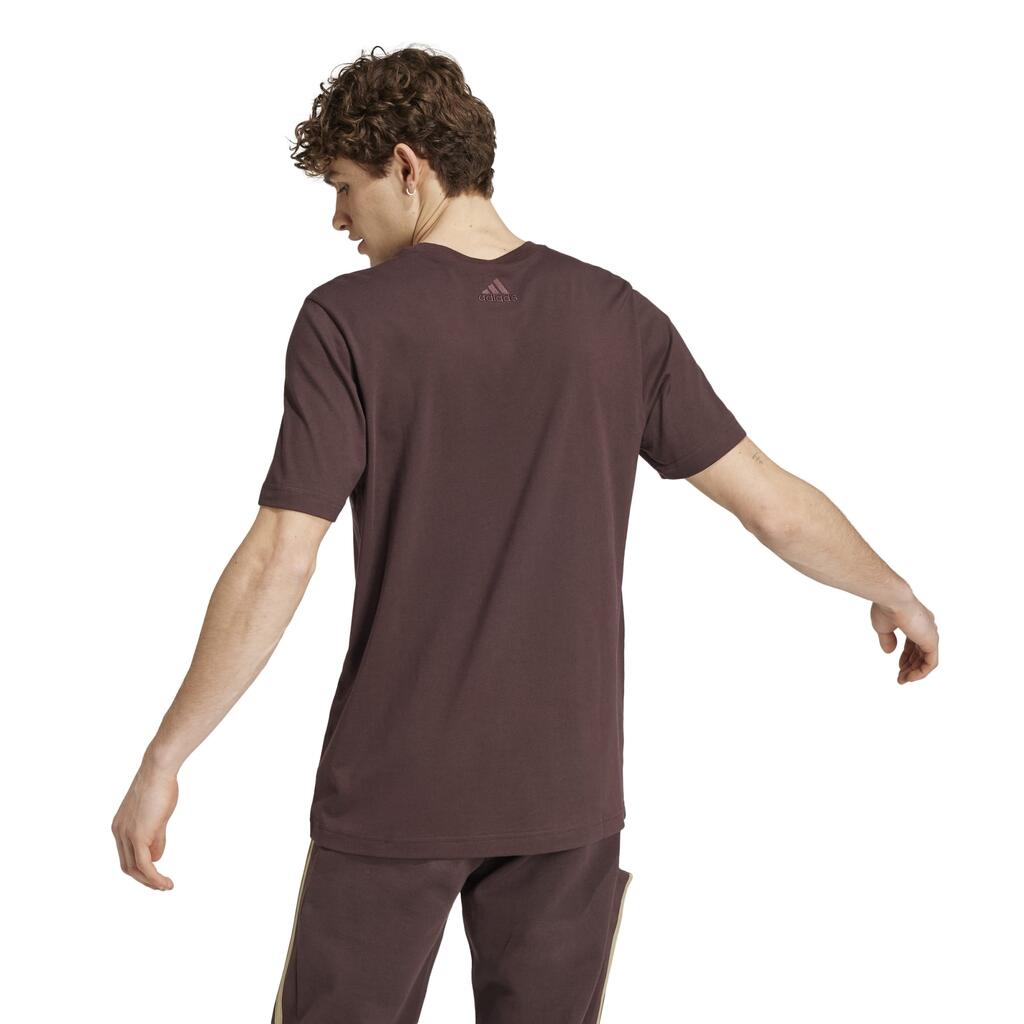 Men's Fitness T-Shirt Soft Training - Brown