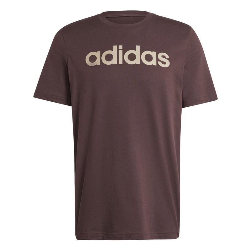 Camiseta Fitness Soft Training Adidas Hombre Marrón