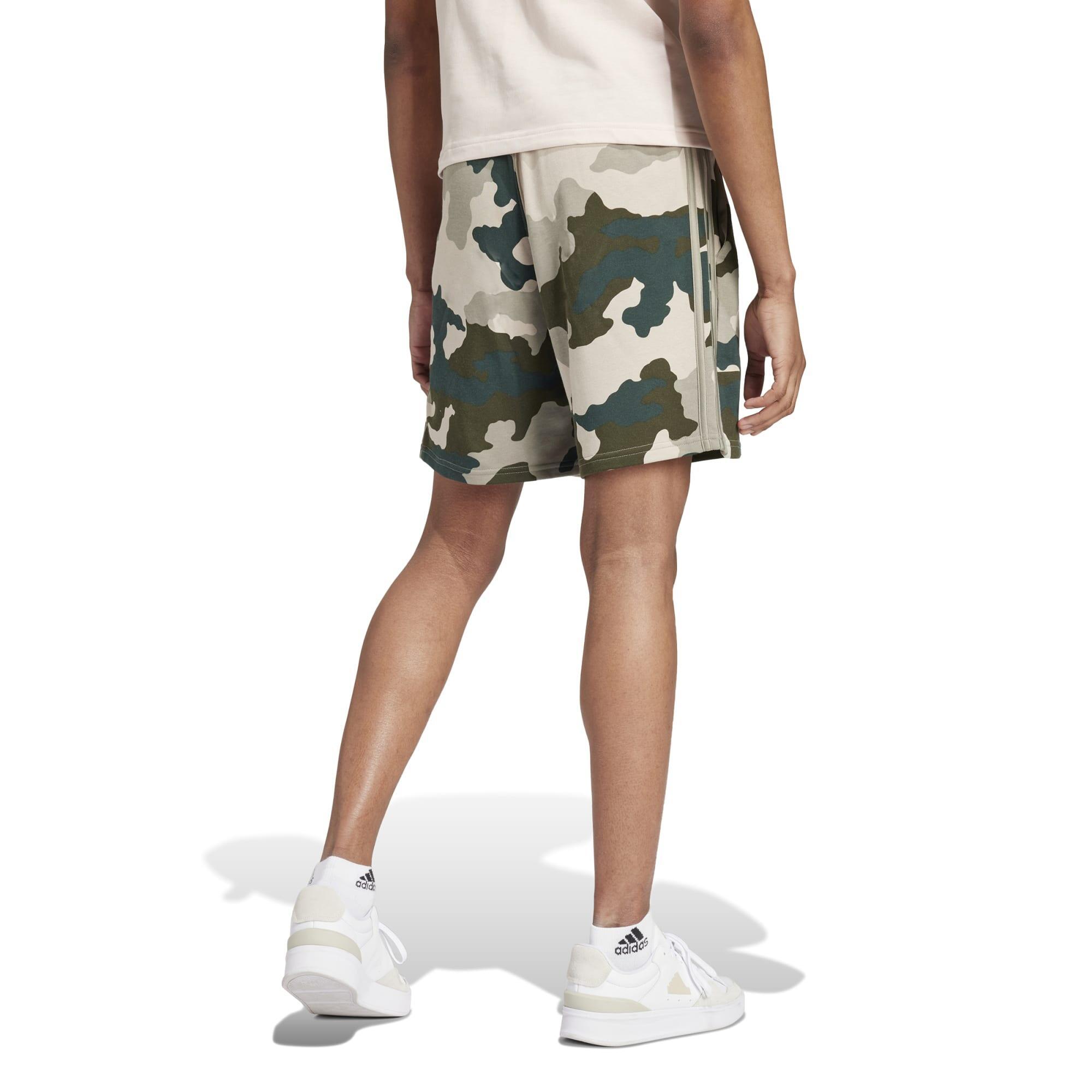 SHORT CAMO DE FITNESS SOFT TRAINING ADIDAS HOMME VERT 2/6