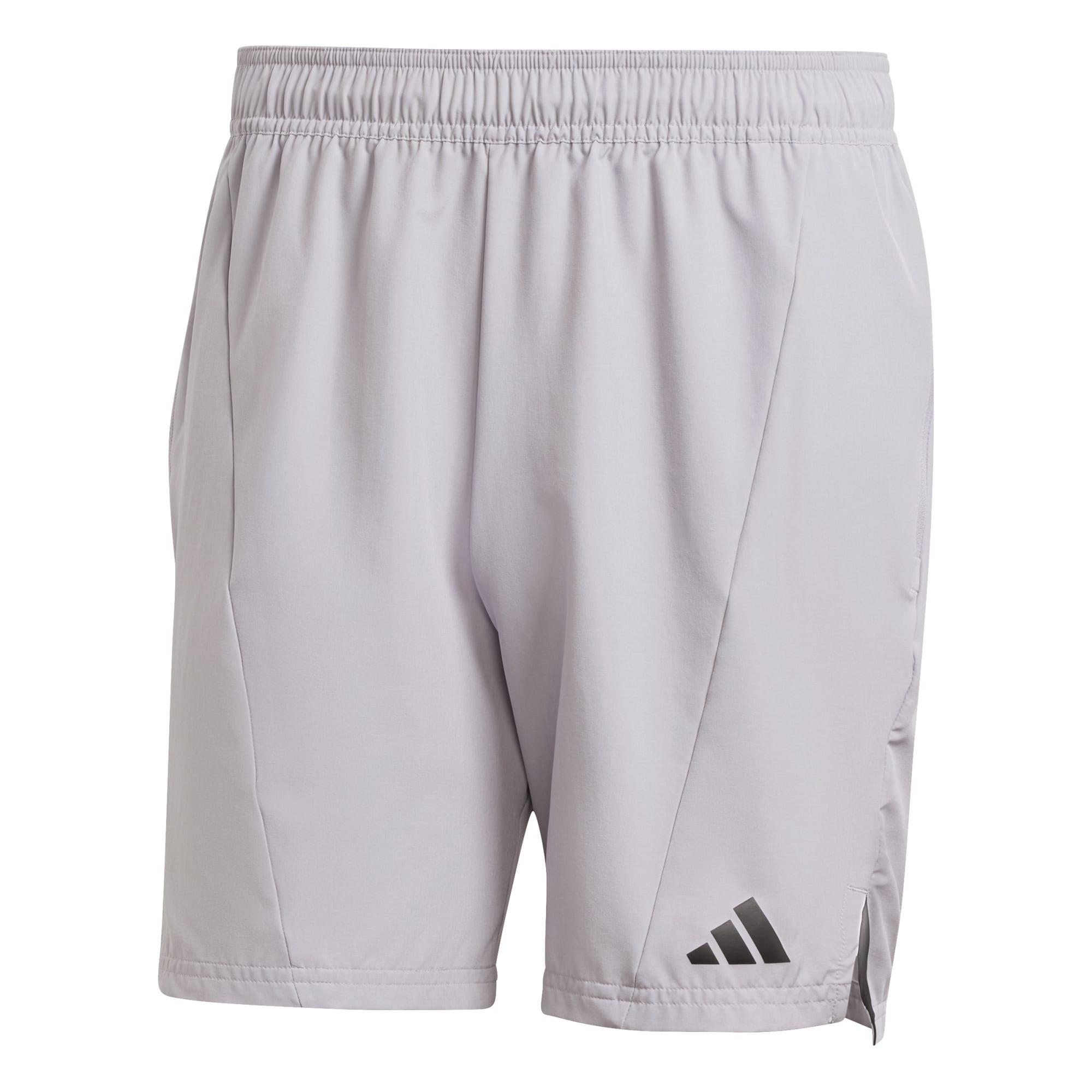 Pantalón Corto Fitness Cardio Adidas Hombre Gris 6/9