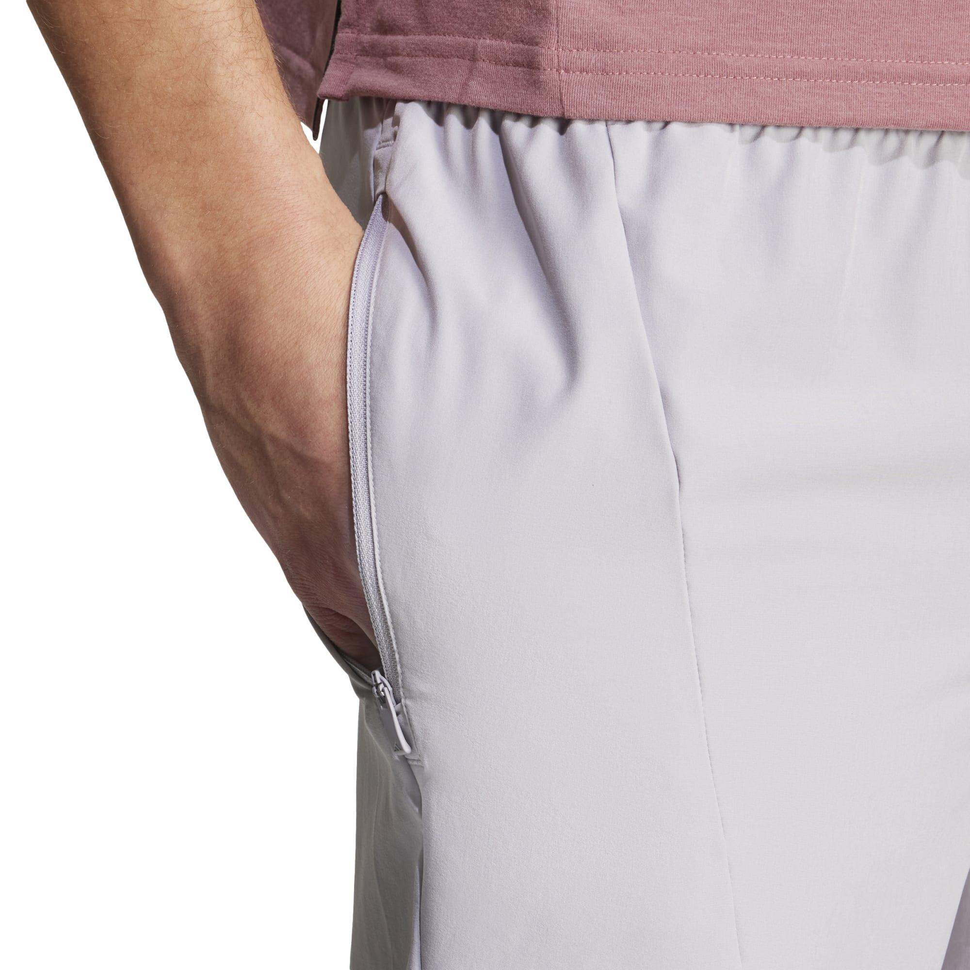 Pantalón Corto Fitness Cardio Adidas Hombre Gris 4/9