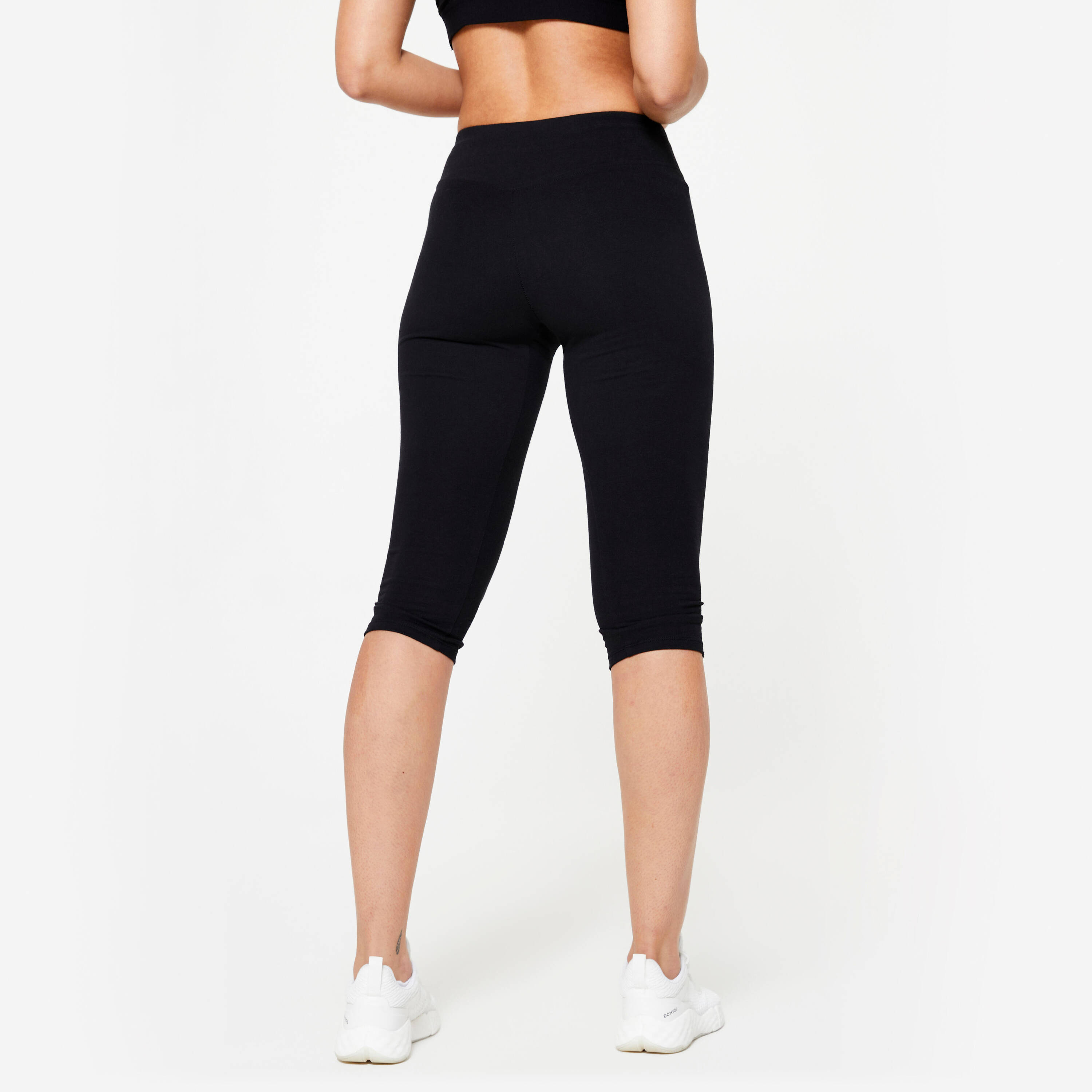 Women's Slim-Fit Cropped Bottoms - Ultra Black -  4