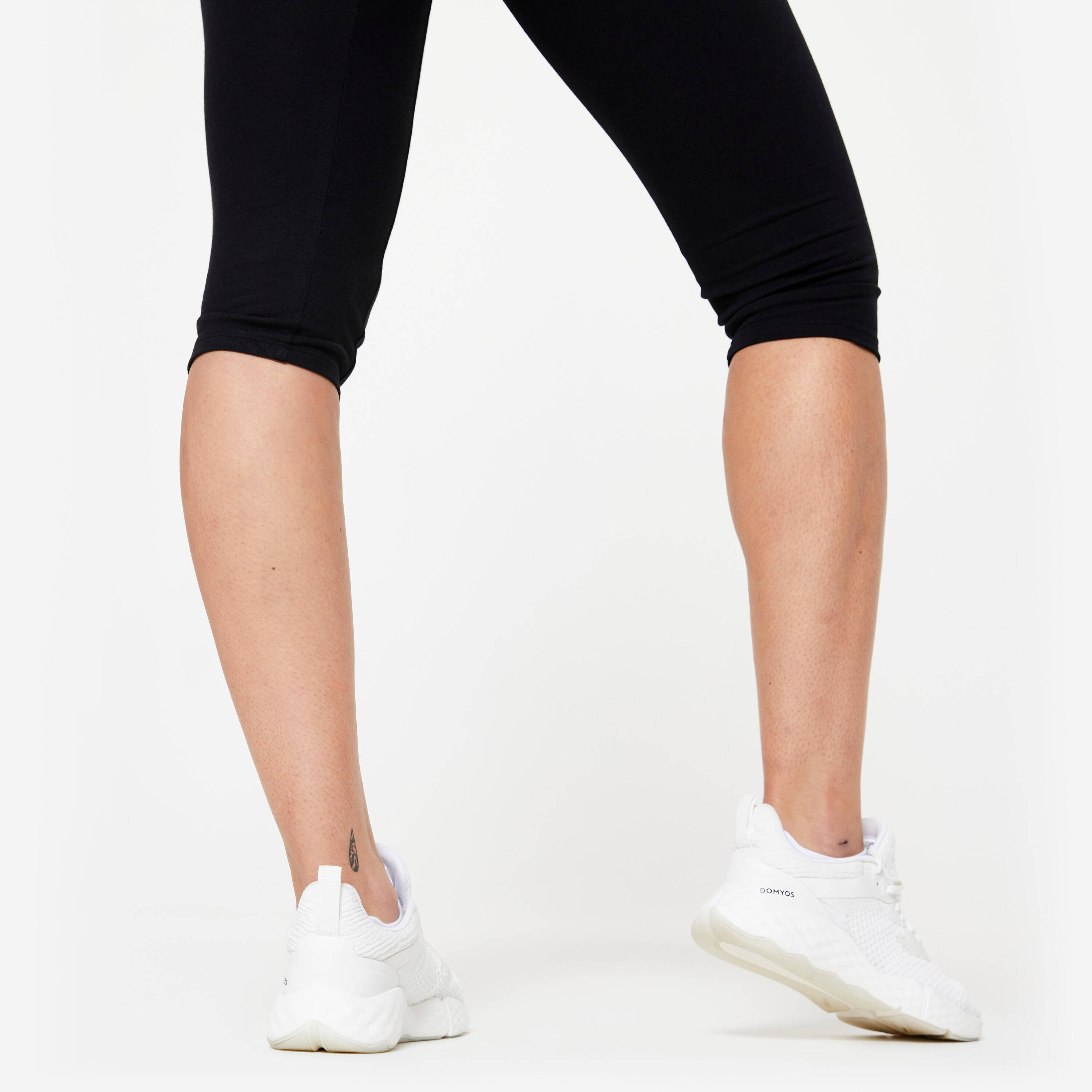 Women's Slim-Fit Cropped Bottoms - Ultra Black -  3