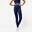 Fitness legging voor dames 520 marineblauw