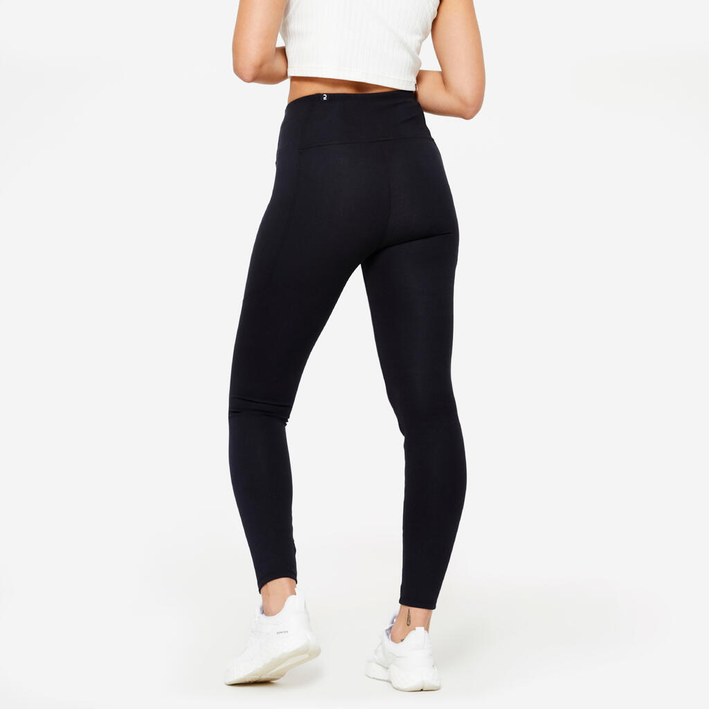 Women's High-Waisted Shaping Leggings - Aubergine