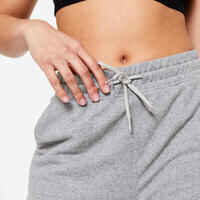 Women's Cotton Jogging Bottoms - Grey