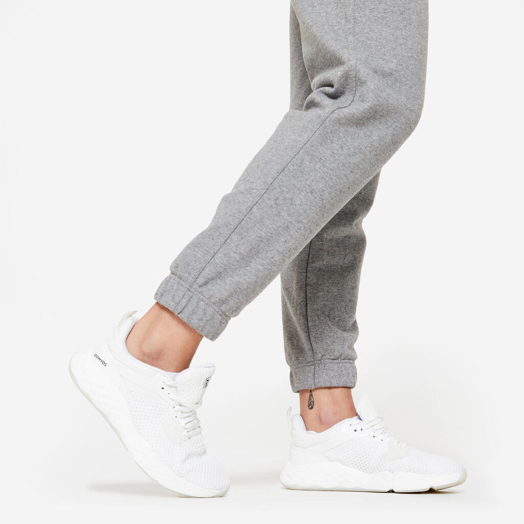 Pantalon jogging femme en coton, violet