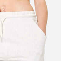 Women's Cotton Jogging Bottoms - White