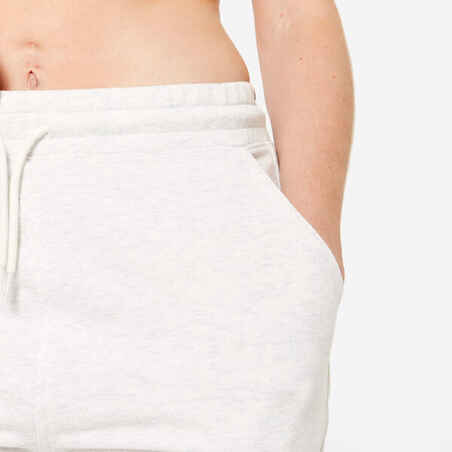 Women's Cotton Jogging Bottoms - White