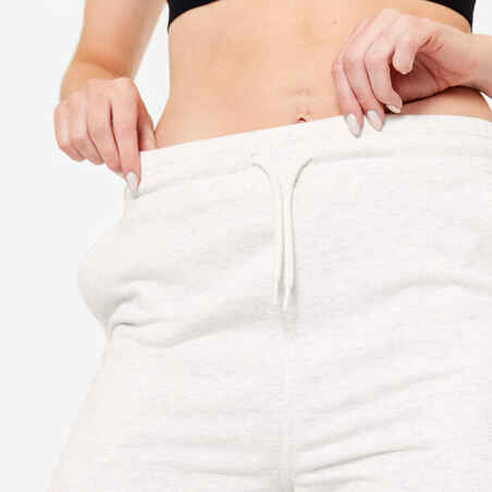Women's Cotton Jogging Bottoms - White