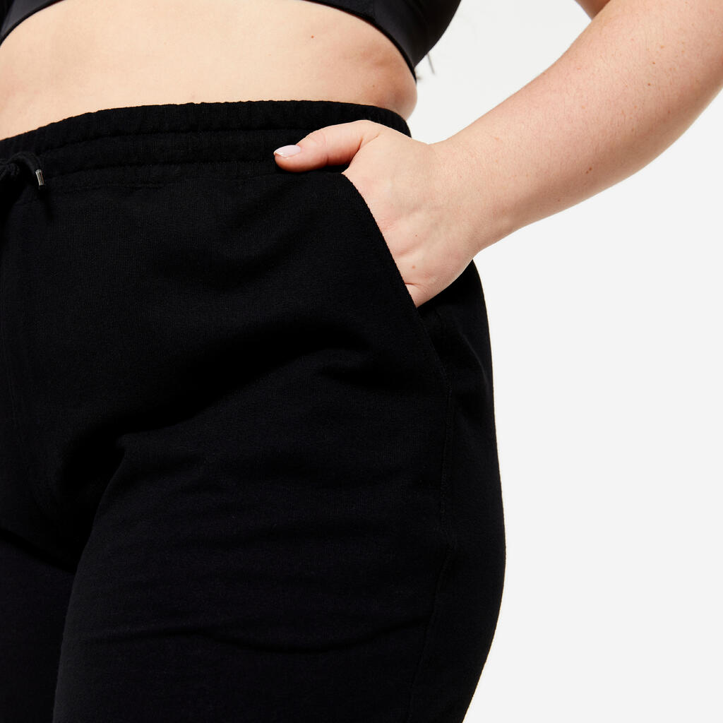 Γυναικείο παντελόνι σε κανονική γραμμή 500 Essentials - Μοβ